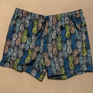 DSG pine apple print lifestyle shorts.